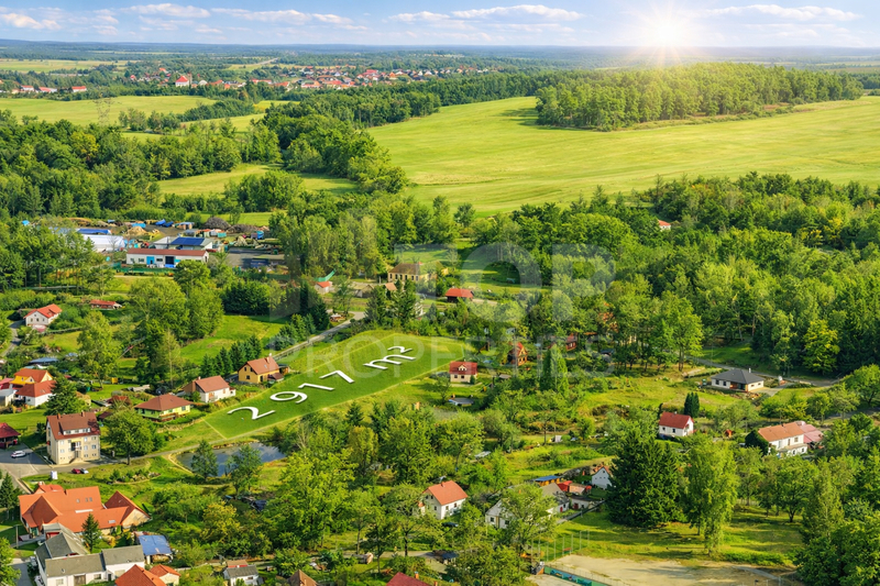 Prodej stavebního pozemku 1118m2, Lomy u Člunku, Česká Kanada